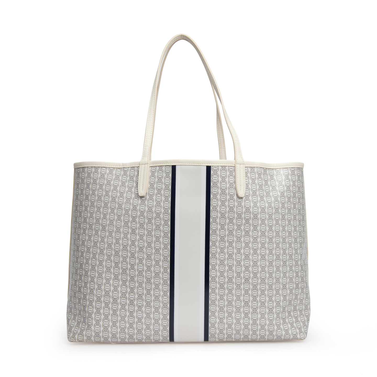 Tory Burch Gemini Link Tote Bag, New Ivory - LabelCentric
