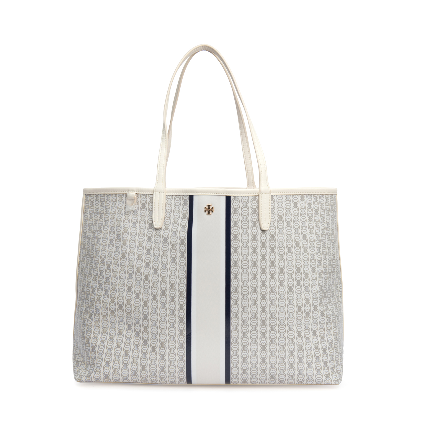 Tory Burch Gemini Link Tote Bag, New Ivory - LabelCentric