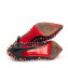 Christian Louboutin Black Leather Pigalle Mulitcolor Spikes 100mm Pumps 05