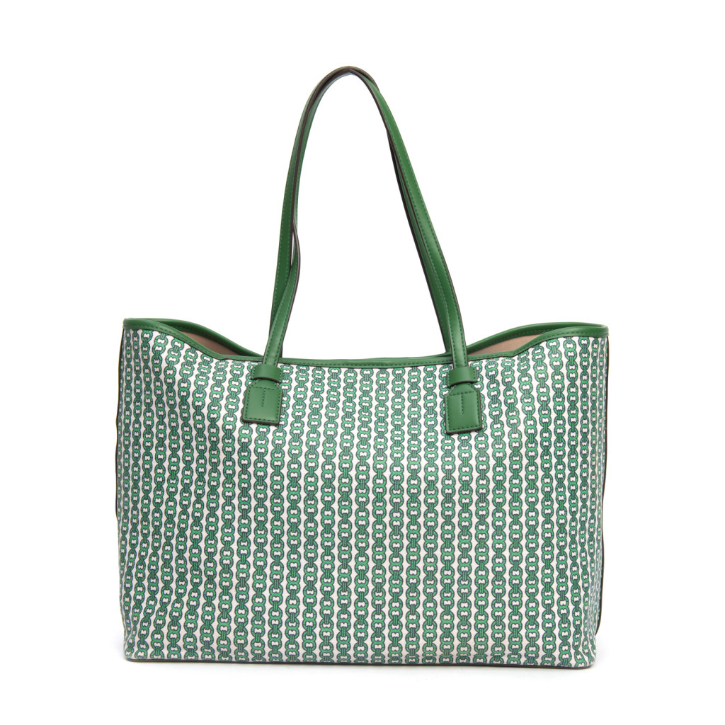 tory burch gemini tote green