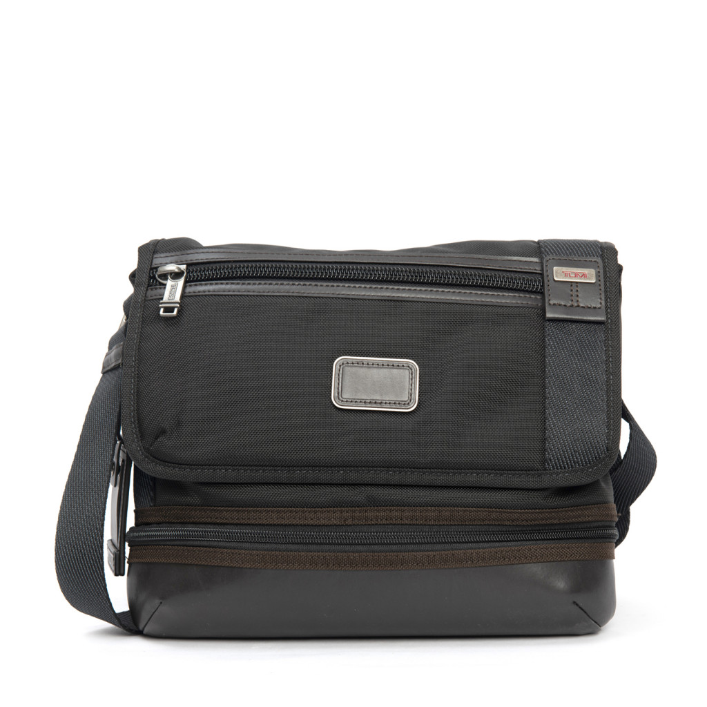 Tumi Alpha Bravo-Beale Crossbody Bag, Black in Hickory - LabelCentric