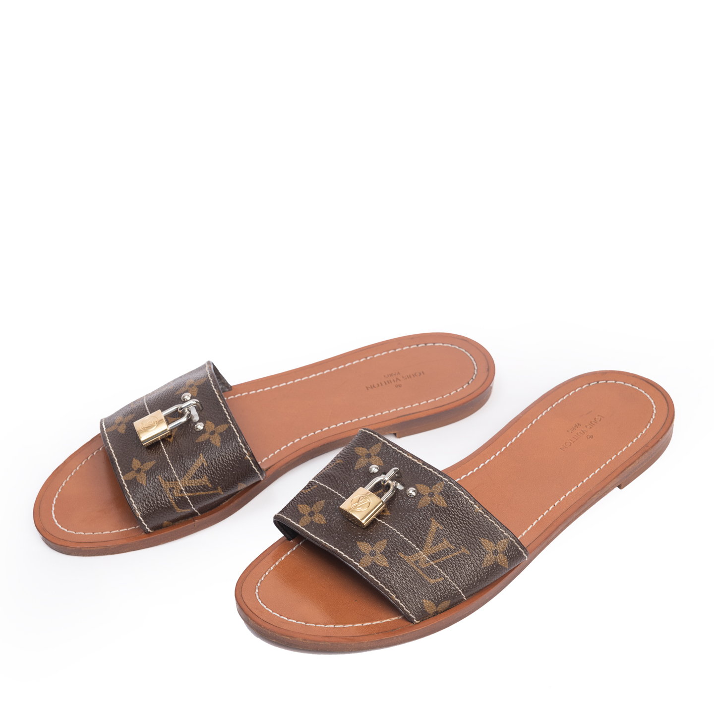 Louis Vuitton LV Monogram Slides - Brown Sandals, Shoes - LOU710238