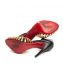 Christian Louboutin Corpus 100 Leather and Chain Pumps (06)