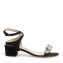Jimmy Choo Marine 35 Suede Sandals with Crystals (02)