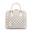 Louis Vuitton Limited Edition Gris Creme Damier Cubic Speedy Cube PM Bag (02)