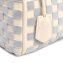 Louis Vuitton Limited Edition Gris Creme Damier Cubic Speedy Cube PM Bag (04)