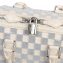 Louis Vuitton Limited Edition Gris Creme Damier Cubic Speedy Cube PM Bag (06)