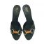 Gucci Black Bamboo Horsebit Slide Sandals (01)
