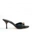 Gucci Black Bamboo Horsebit Slide Sandals (02)
