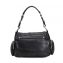 Prada Black Leather Foldover Small Shoulder Bag (02)