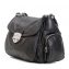 Prada Black Leather Foldover Small Shoulder Bag(03)