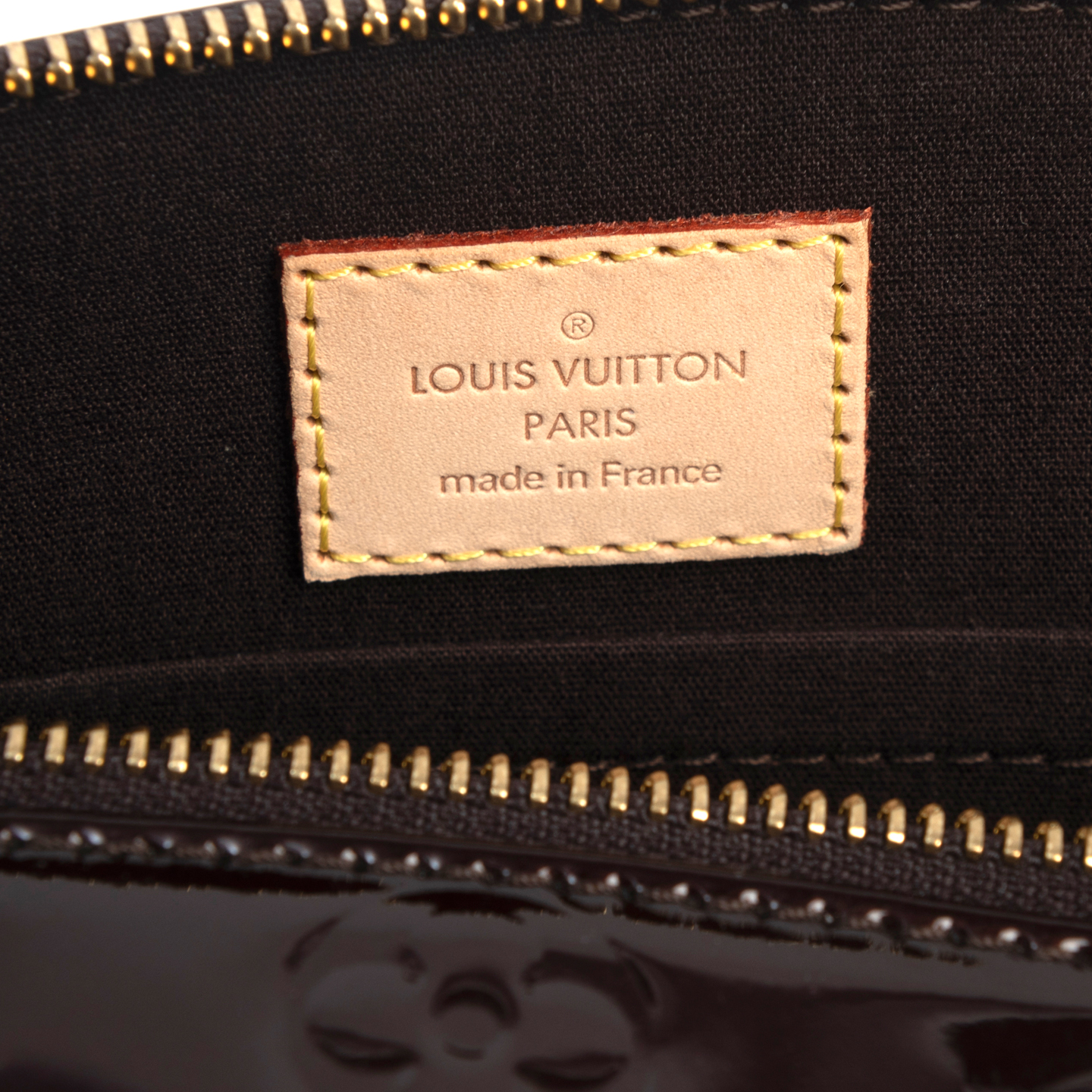 Louis Vuitton Amarante Monogram Vernis Sherwood PM Bag - LabelCentric