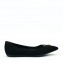 Louis Vuitton Black Suede Pinky Swear Ballerina Flats (05)