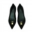 Louis Vuitton Black Suede Pinky Swear Ballerina Flats (06)
