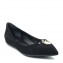 Louis Vuitton Black Suede Pinky Swear Ballerina Flats (07)
