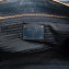 Prada Denim Blue Vitello Shine Leather East:West Bauletto Bag (09)