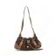 Burberry Brown Suede and Leather Drawstring Hobo