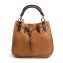 Miu Miu Brown Leather Bi-Color Top Handle Bag (03)