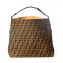 Fendi Tobacco Zucca Canvas and Leather Large Hobo (02)