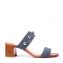 Christian Louboutin Simple Bille 55mm Denim Slide Sandal (01)