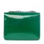Gucci Green Polished Calfskin Leather Interlocking G Shoulder Bag (01)