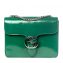 Gucci Green Polished Calfskin Leather Interlocking G Shoulder Bag