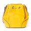 Gucci Yellow Diamante Leather Small Bucket Bag