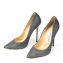Jimmy Choo Anthracite Anouk Lame Glitter Pointed Toe Pumps (02)