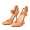 Giuseppe Zanotti Coral Suede Leather Pointed Toe Pump With Side Bow (03)